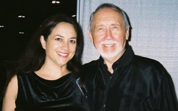 S&egrave;phera Gir&oacute;n and Don Hutchison at the Festival of Fear, September 2006