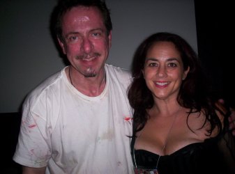 S&egrave;phera met Clive Barker very briefly at Festival of Fear 2005