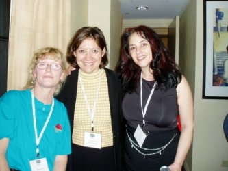 S&egrave;phera, Yvonna Navarro and Elizabeth Monteleone at WHC 2005